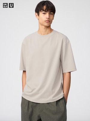 AIRism Cotton Oversized Crew Neck T-Shirt