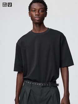 AIRism Cotton Oversized Crew Neck T-Shirt