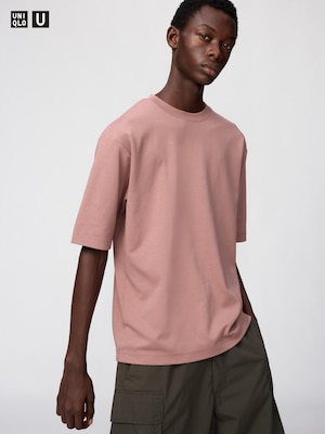 AIRism Cotton Oversized Crew Neck T-Shirt