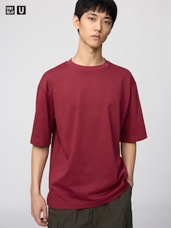 AIRism Cotton Oversized Crew Neck T-Shirt