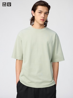 AIRism Cotton Oversized Crew Neck T-Shirt