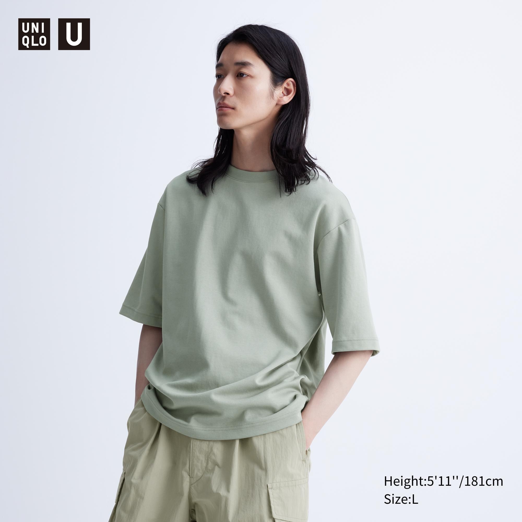 Check styling ideas for「Sweat Long Sleeve Shirt、AIRism Cotton Oversized ...