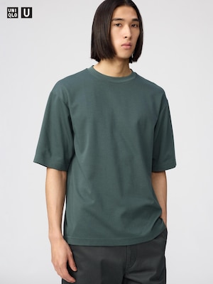 AIRism Cotton Oversized Crew Neck T-Shirt