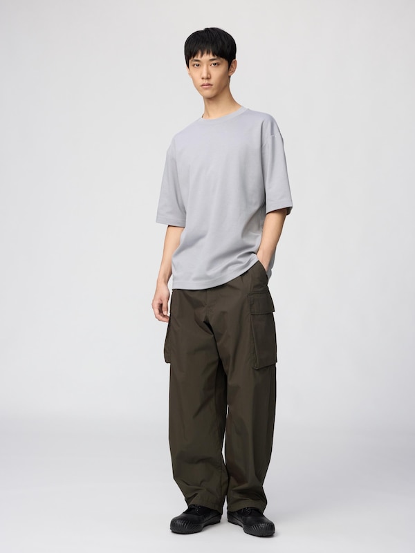 AIRism Cotton Oversized Crew Neck T-Shirt