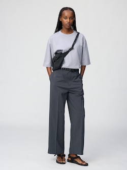 AIRism Cotton Oversized Crew Neck T-Shirt