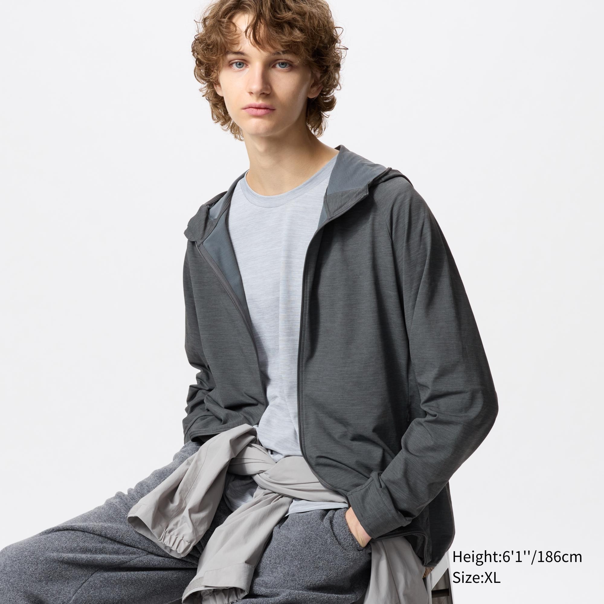 Uniqlo men's zip on sale hoodie