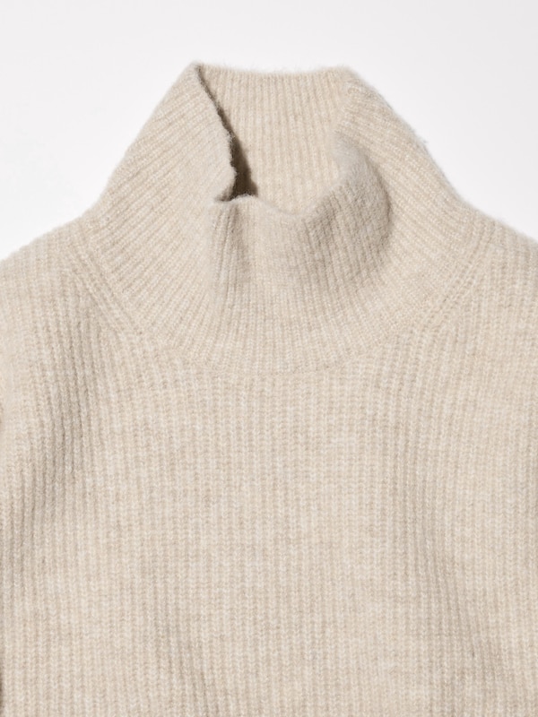 Sweater Souffle Yarn Kerah Tinggi