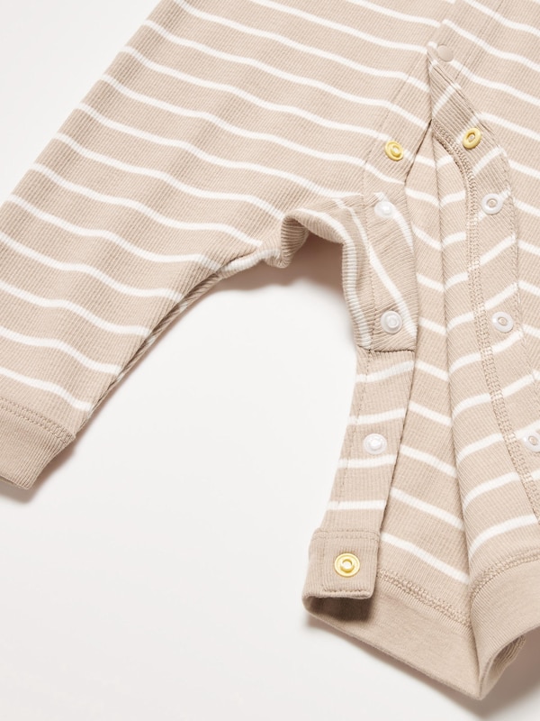 Ribbed One Piece Outfit Stripe | Long Sleeve