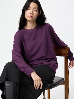 Soft Knitted Fleece Crew Neck T-Shirt