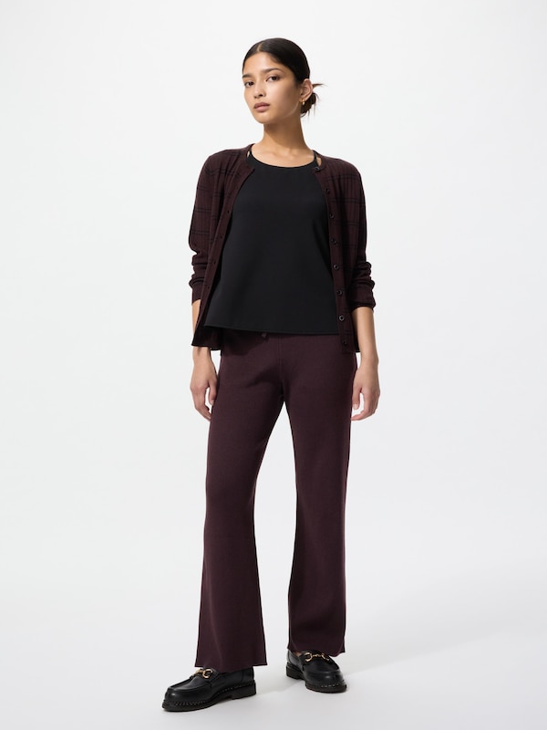 Washable Knit Ribbed Pants (Matching Set)