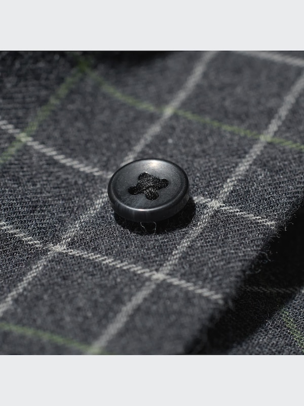 Flannel Shirt | Long Sleeve Checked (Button-down)
