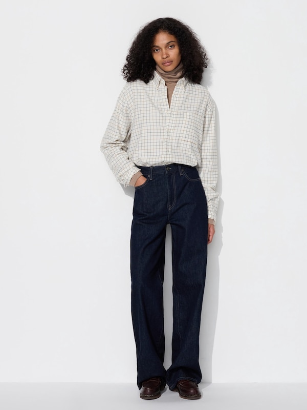 Flannel Shirt | Long Sleeve Checked (Button-down)