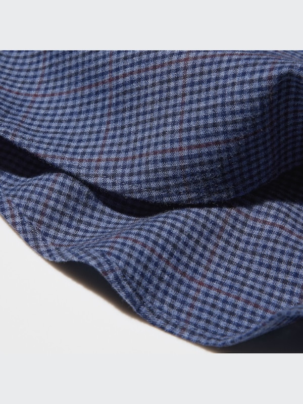 Kemeja Flannel I Lengan Panjang Kotak (Button-down)
