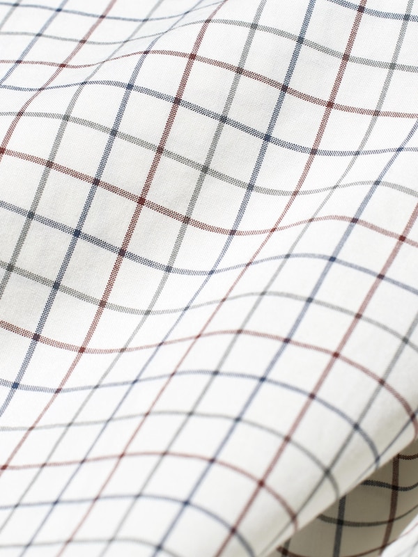 Kemeja Broadcloth | Lengan Panjang Kotak