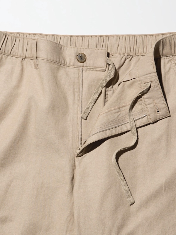 Linen Blend Relax Pants