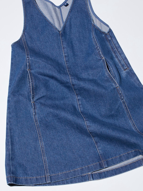 GIRLS Denim Jumper Dress