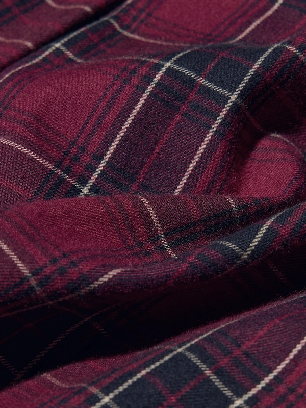 Flannel Easy Ankle Pants | Check