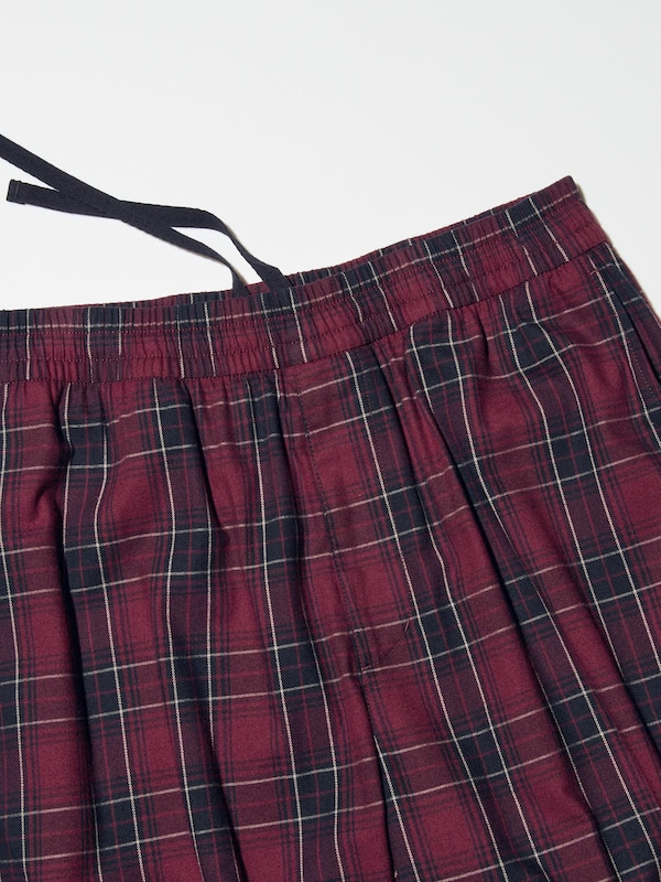 Flannel Easy Ankle Pants | Check