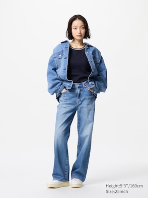 Jeans Lebar Lurus (Baggy Jeans)