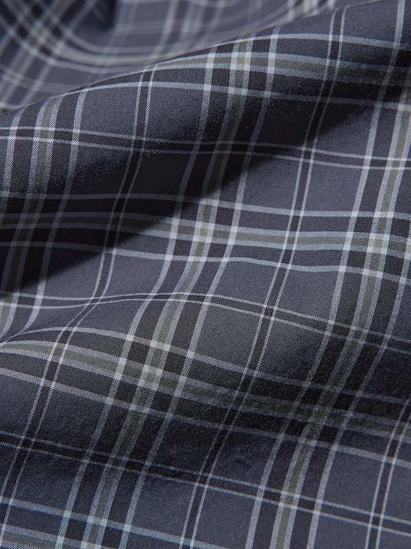 Broadcloth Shirt | Long Sleeve Checked