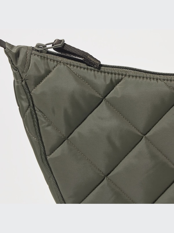 Round Shoulder Bag | Quilted