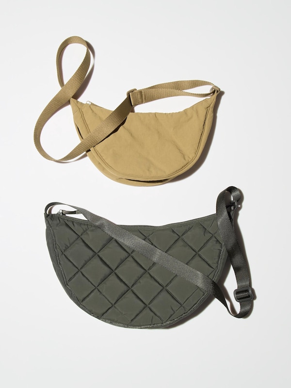 Round Shoulder Bag | Quilted