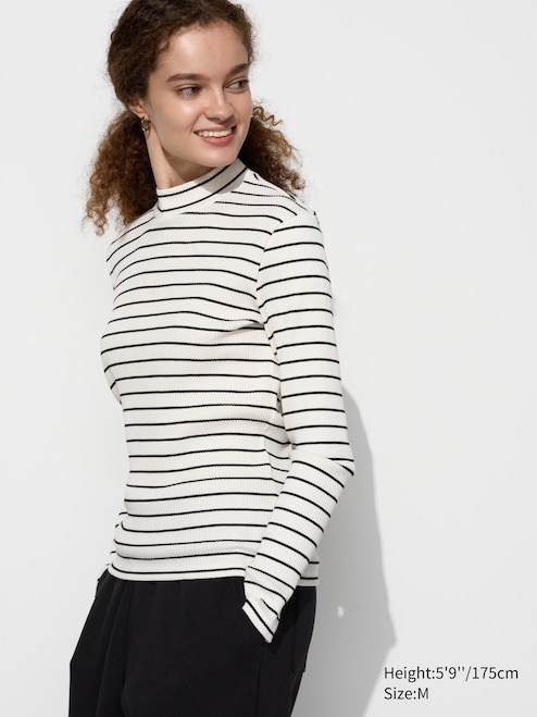 Striped Long-Sleeved Sweater Striped Long-Sleeved Sweater