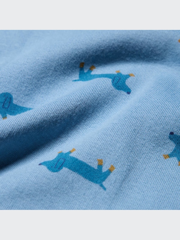 Crew Neck T-Shirt | Long Sleeve Pattern