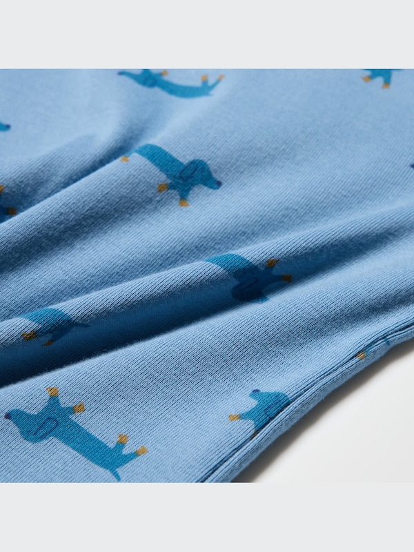 Crew Neck T-Shirt | Long Sleeve Pattern