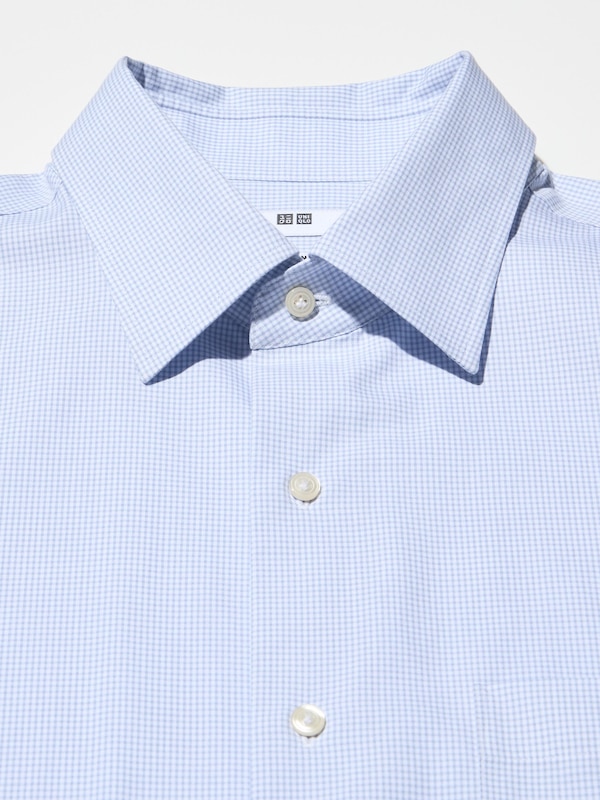 Super Non Iron Slim Fit Shirt | Long Sleeve Checked Regular Collar