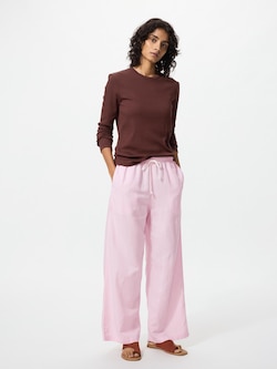 Linen Blend Easy Pants