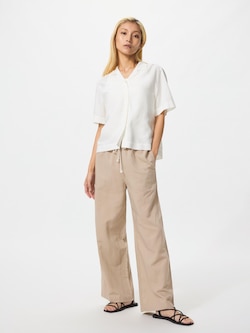 Linen Blend Easy Pants