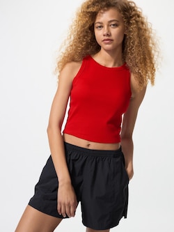 Ribbed Cropped Bra Top (Tank Top)