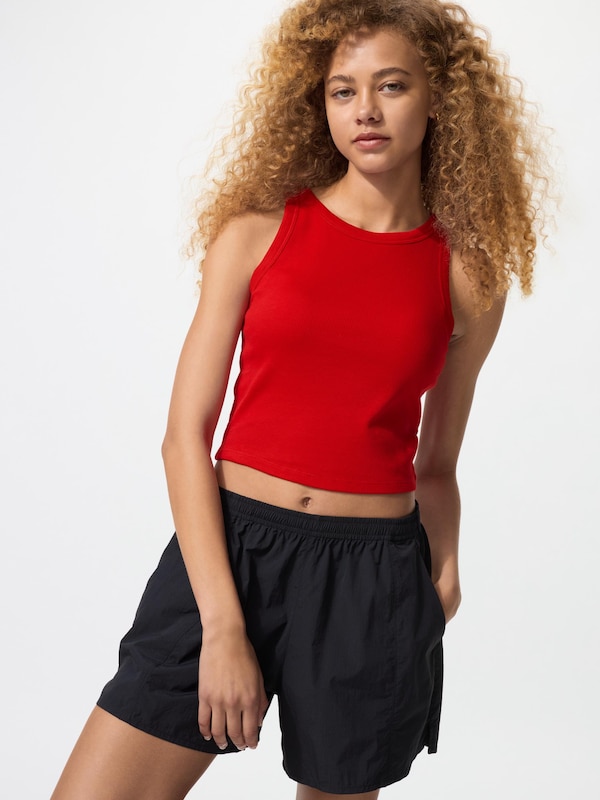 Ribbed Cropped Bra Top (Tank Top)