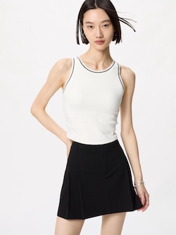 Ribbed Cropped Bra Top (Tank Top)