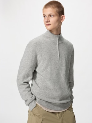 Cashmere Half-Zip Sweater