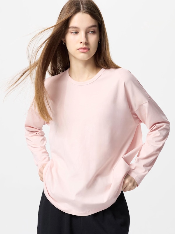 AIRism Katun T-Shirt | Lengan Panjang