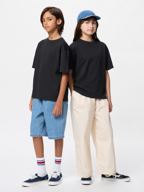 KIDS AIRism Cotton Crew Neck T-Shirt