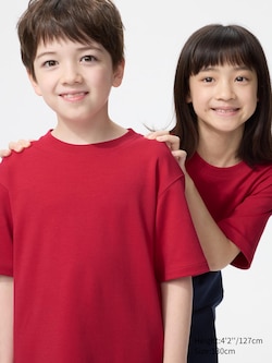 KIDS AIRism Cotton Crew Neck T-Shirt