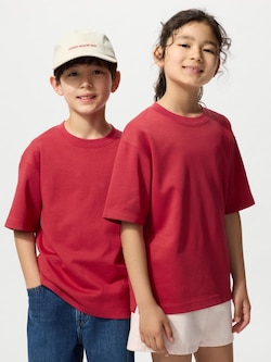 KIDS AIRism Cotton Crew Neck T-Shirt