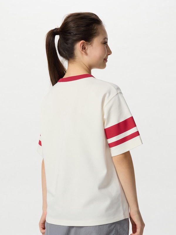 AIRism Katun T-Shirt Grafis Kerah Bulat