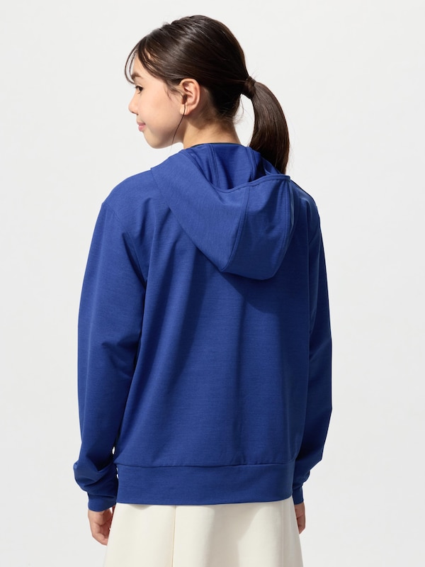 AIRism Jaket Hoodie Ritsleting Proteksi Sinar UV