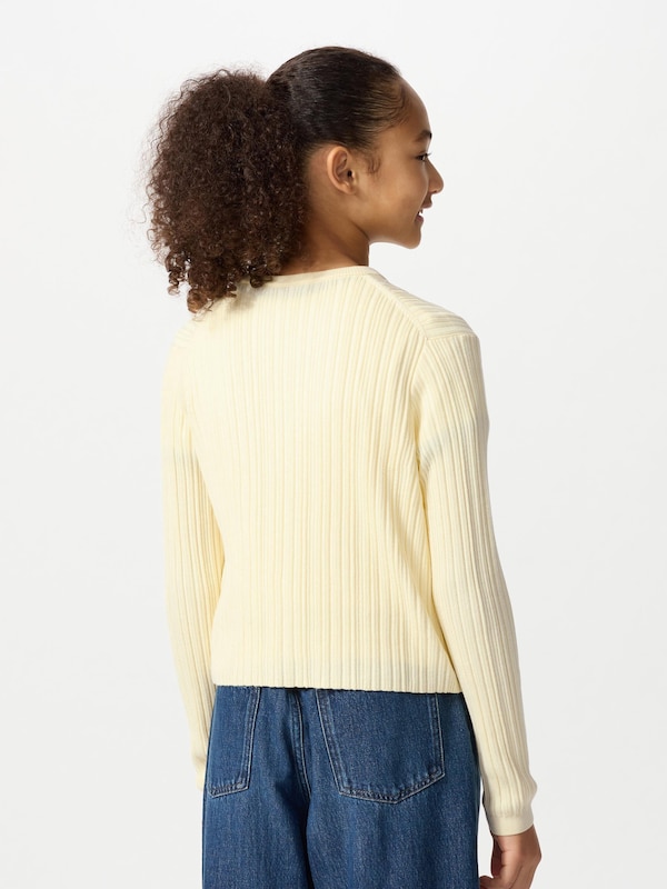 GIRLS Kardigan Rib Rajut Washable