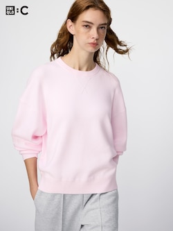Smooth Cotton Crew Neck Sweater