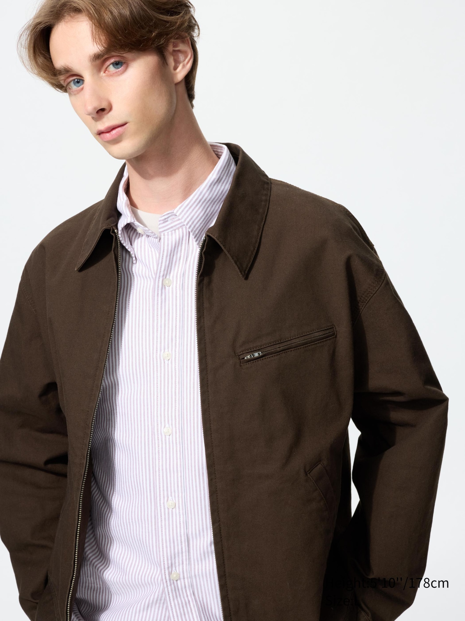 ジャケット・アウター patchscan patstandcolor zip-up blouson Zip-Up Blouson | UNIQLO US