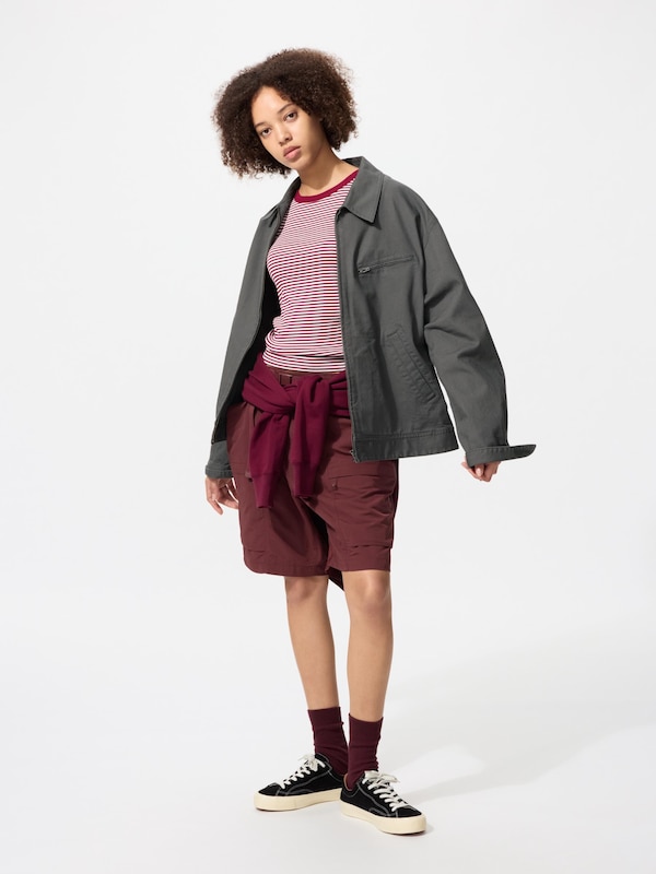 Zip Up Blouson