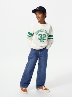 KIDS Wide Fit Straight Jeans | Zip Fly Denim