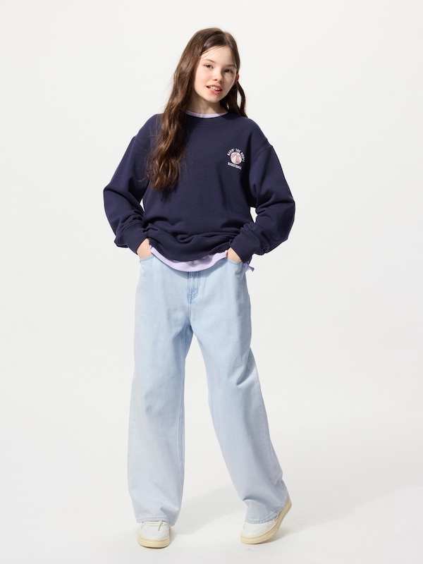 KIDS Wide Fit Straight Jeans | Zip Fly Denim