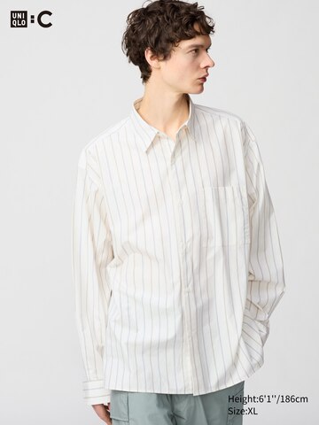 Broadcloth Oversized Shirt Long Sleeve Striped
