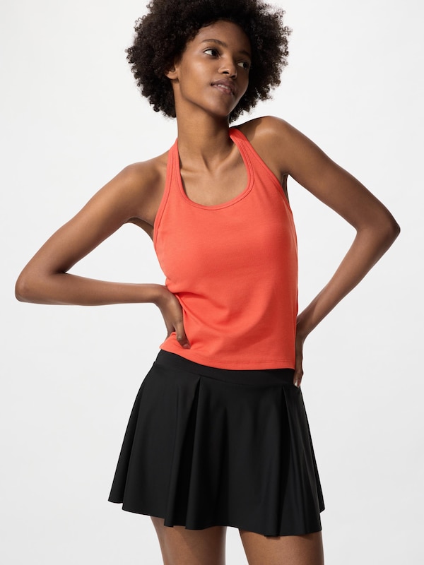 Open Back Halter Bra Top